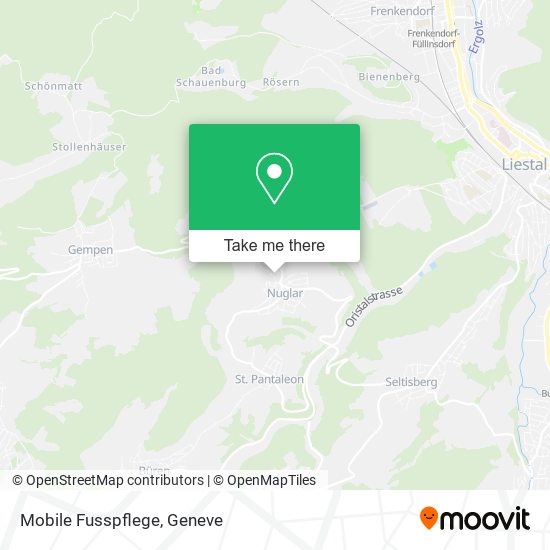 Mobile Fusspflege map