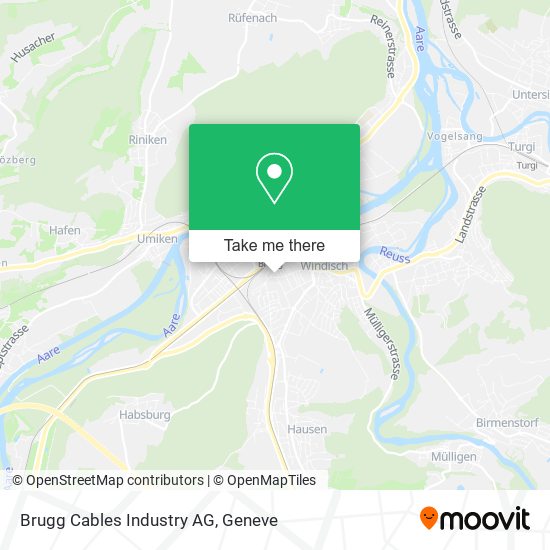 Brugg Cables Industry AG map
