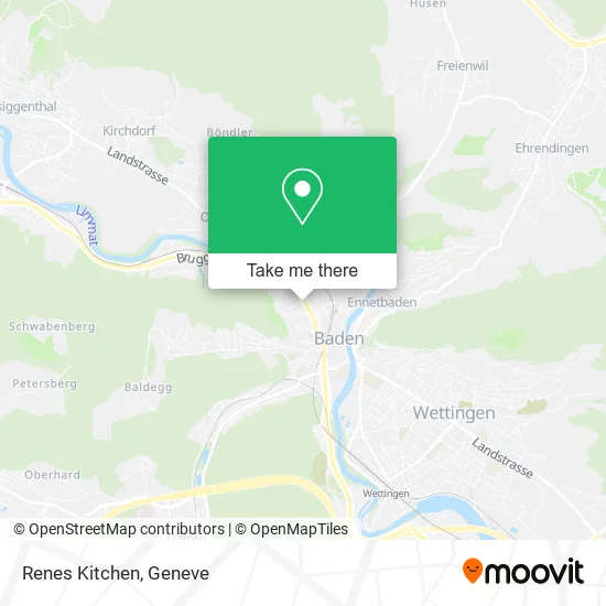 Renes Kitchen map