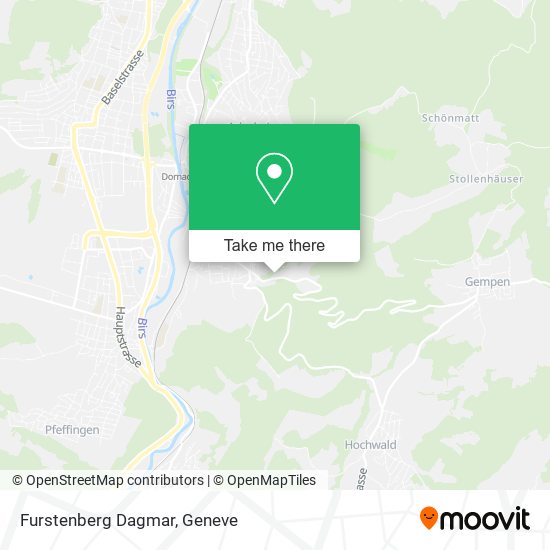 Furstenberg Dagmar map