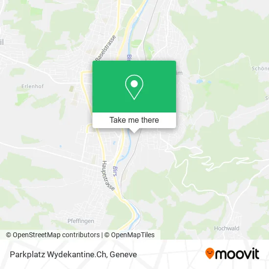 Parkplatz Wydekantine.Ch map