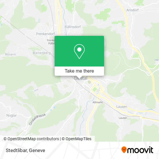 Stedtlibar map