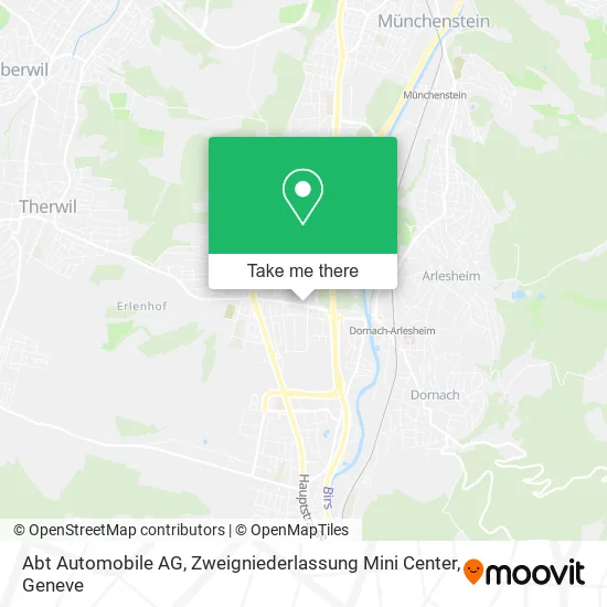 Abt Automobile AG, Zweigniederlassung Mini Center map