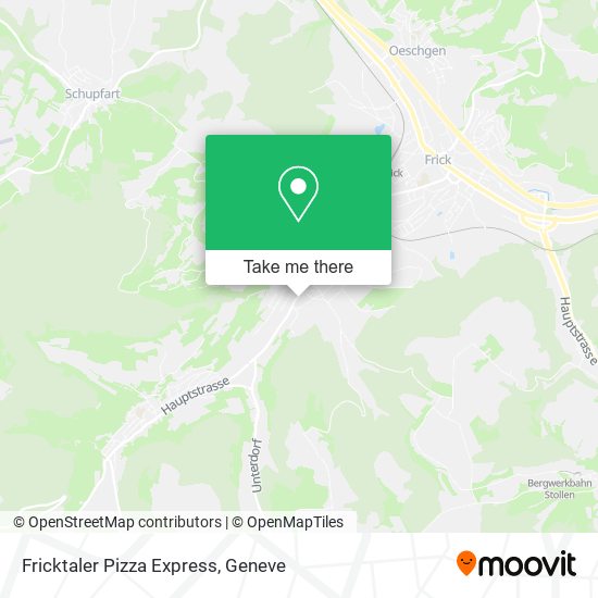 Fricktaler Pizza Express map