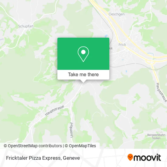 Fricktaler Pizza Express map