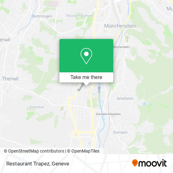 Restaurant Trapez map