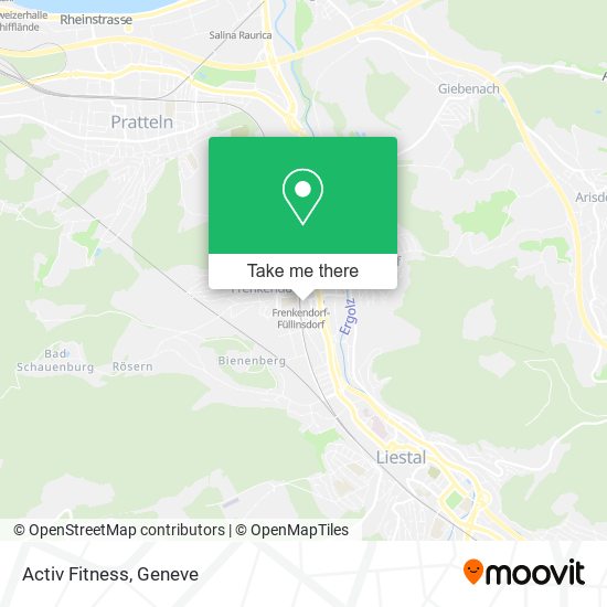 Activ Fitness map