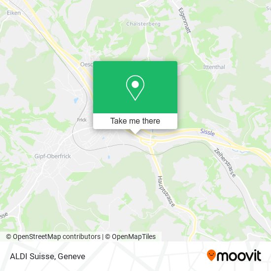 ALDI Suisse map