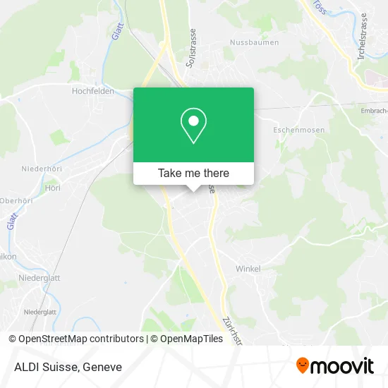 ALDI Suisse map