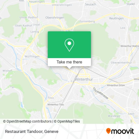 Restaurant Tandoor map