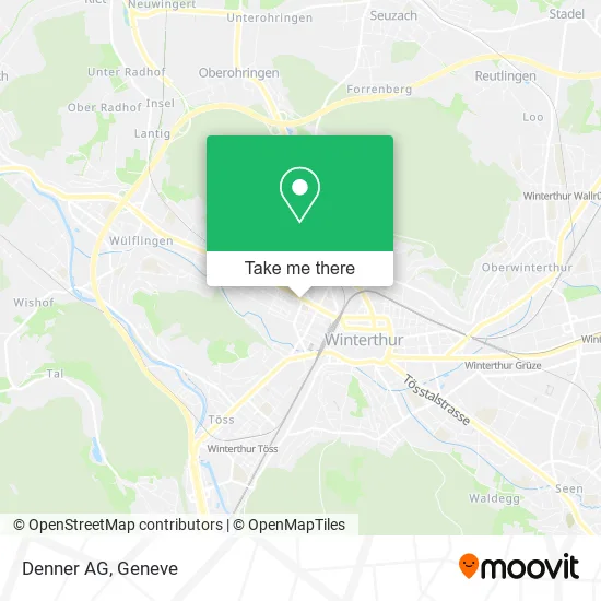 Denner AG map