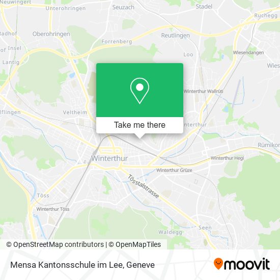 Mensa Kantonsschule im Lee map