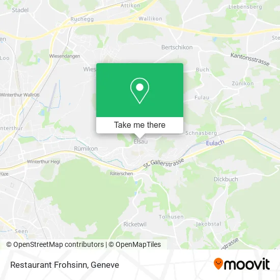 Restaurant Frohsinn map