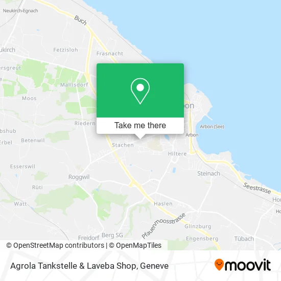 Agrola Tankstelle & Laveba Shop map