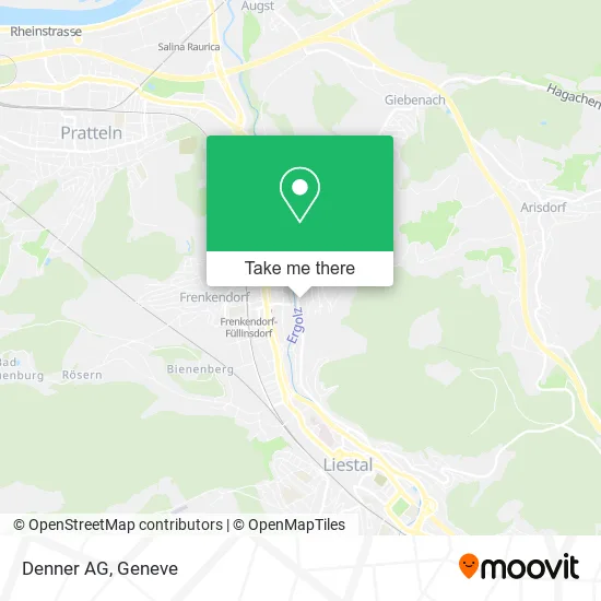 Denner AG map