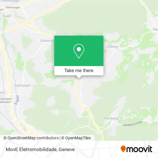 MovE Eletromobilidade map