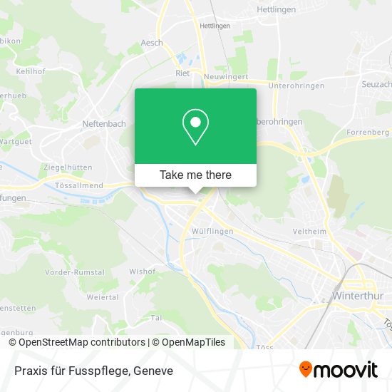 Praxis für Fusspflege map