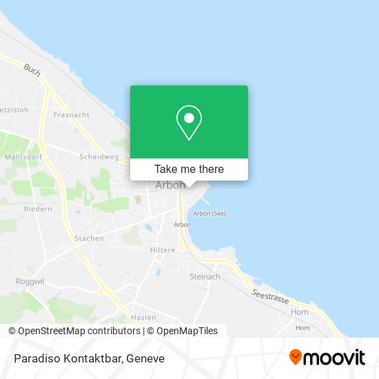 Paradiso Kontaktbar map