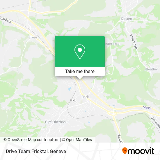 Drive Team Fricktal map