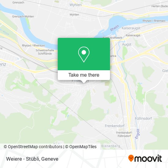 Weiere - Stübli map