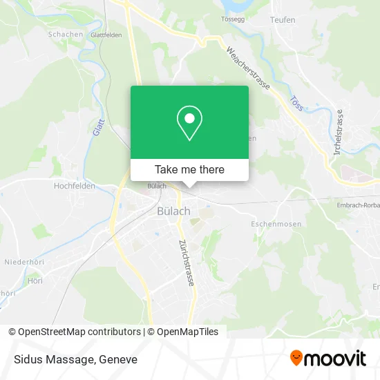 Sidus Massage map