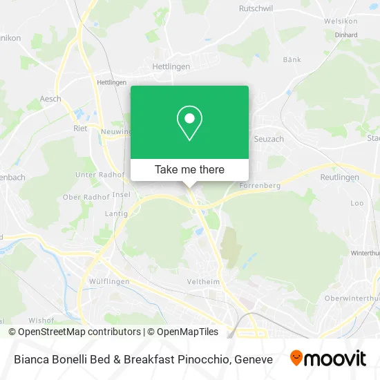 Bianca Bonelli Bed & Breakfast Pinocchio map