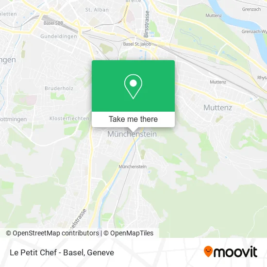 Le Petit Chef - Basel map