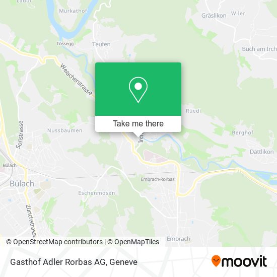 Gasthof Adler Rorbas AG map
