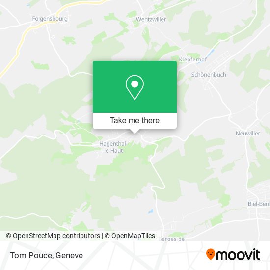 Tom Pouce map