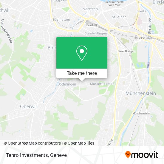 Tenro Investments map