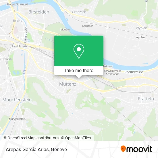 Arepas Garcia Arias map