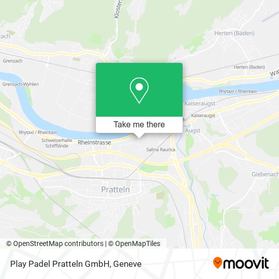 Play Padel Pratteln GmbH map