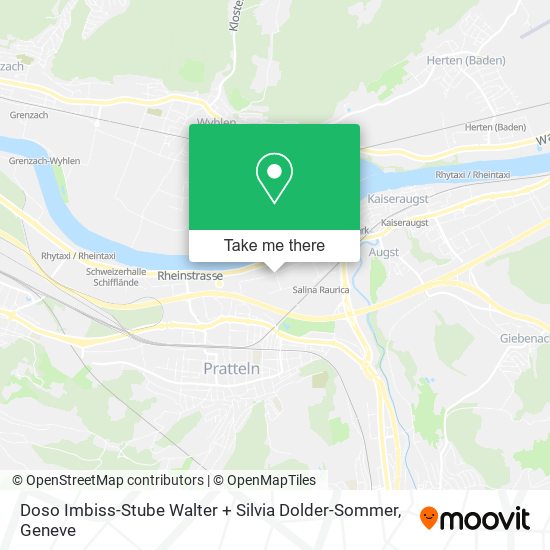 Doso Imbiss-Stube Walter + Silvia Dolder-Sommer map