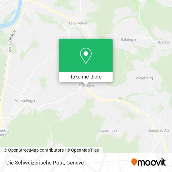 Die Schweizerische Post map