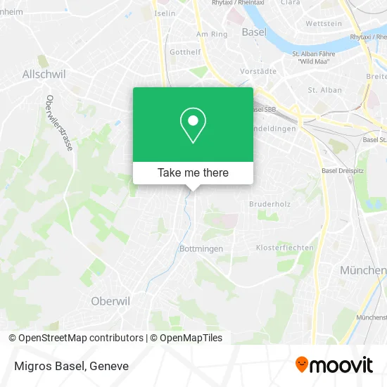 Migros Basel map