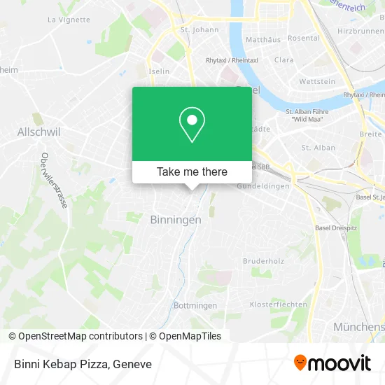Binni Kebap Pizza map