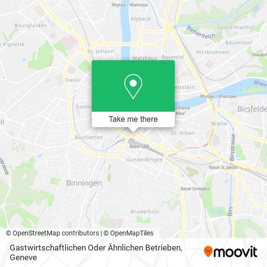 Gastwirtschaftlichen Oder Ähnlichen Betrieben map