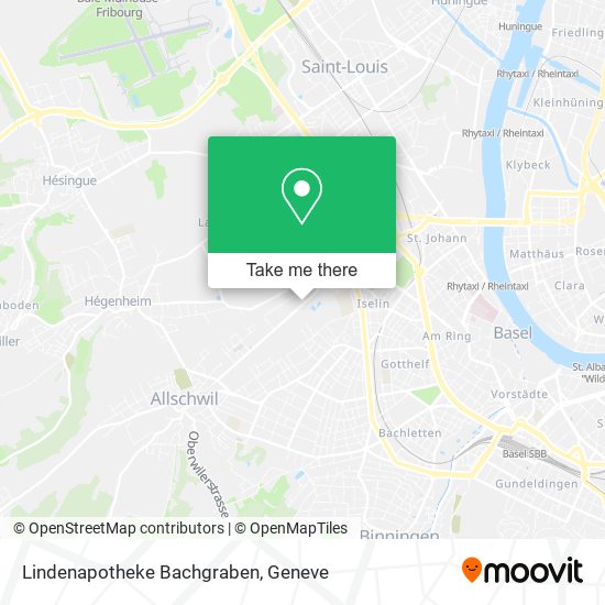 Lindenapotheke Bachgraben map
