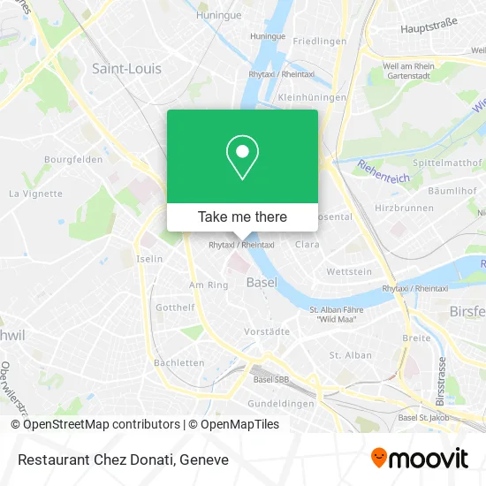 Restaurant Chez Donati map