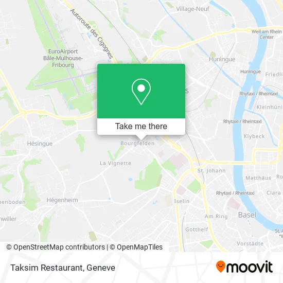 Taksim Restaurant map