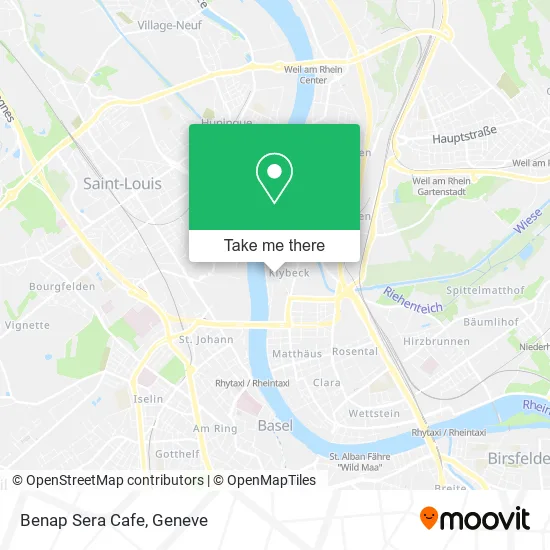 Benap Sera Cafe map