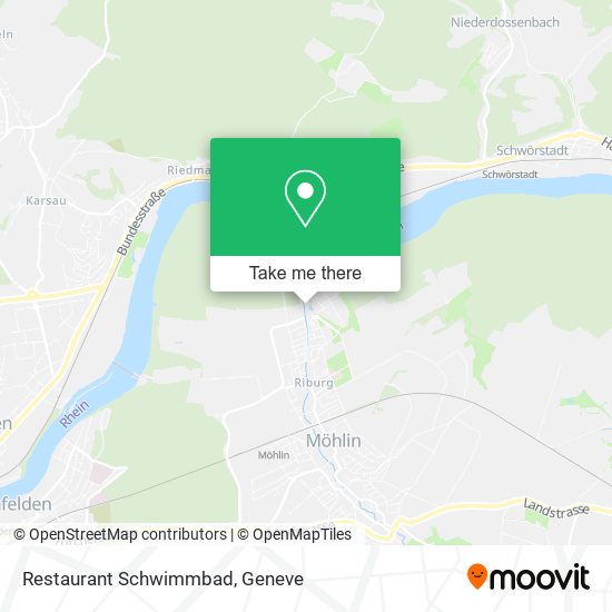 Restaurant Schwimmbad map