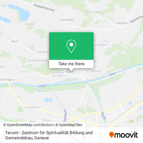 Tecum - Zentrum für Spiritualität Bildung und Gemeindebau map