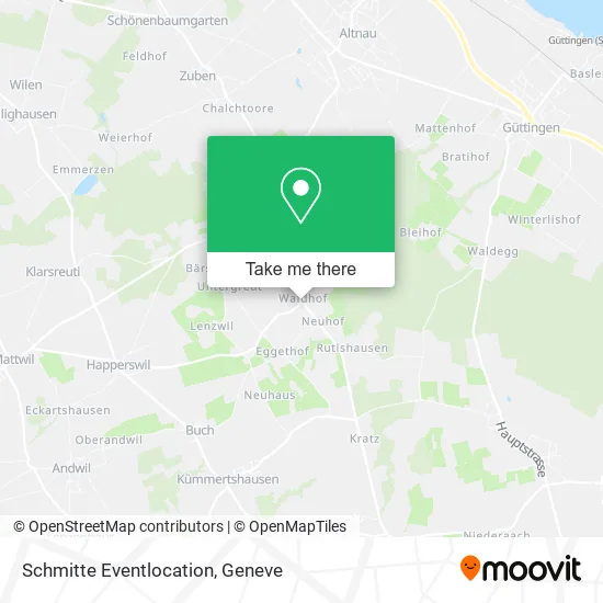 Schmitte Eventlocation map