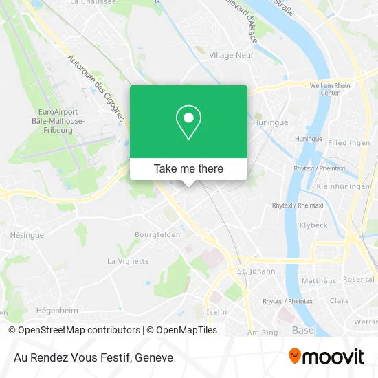 Au Rendez Vous Festif map