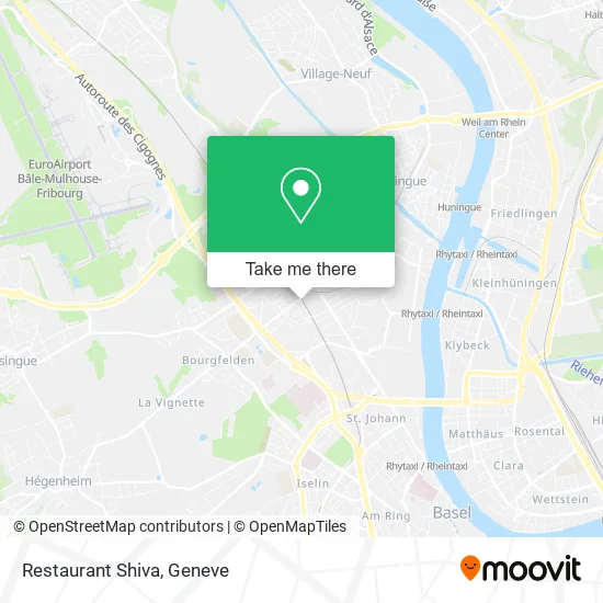 Restaurant Shiva map