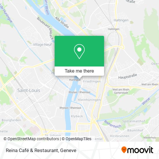 Reina Café & Restaurant map