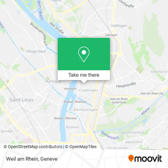 Weil am Rhein map