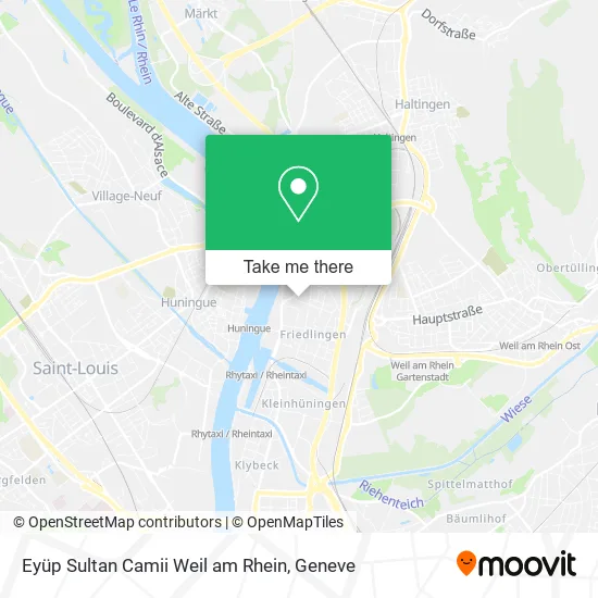 Eyüp Sultan Camii Weil am Rhein map