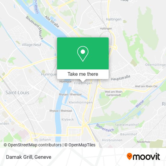 Damak Grill map